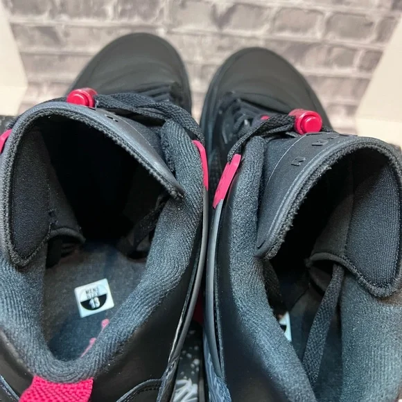 Jordan AIR Spizike Low Black/Red Sport Sneakers Mens Sz 13 - Picture 4 of 8